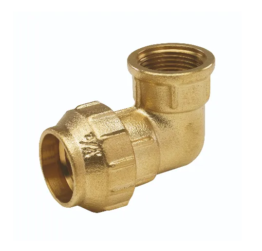 Codo 90<sup>º</sup> mixto rosca hembra latón - 25mm